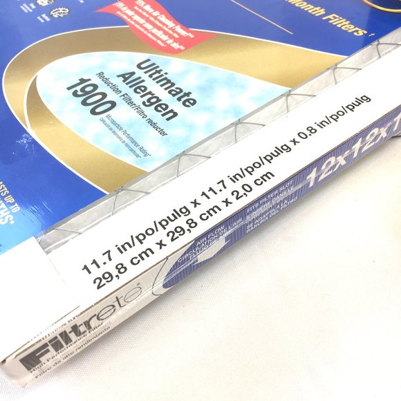 Filtrete 2 Pack Allergen MPR 1900 Air Filter NWT - Picture 10 of 15